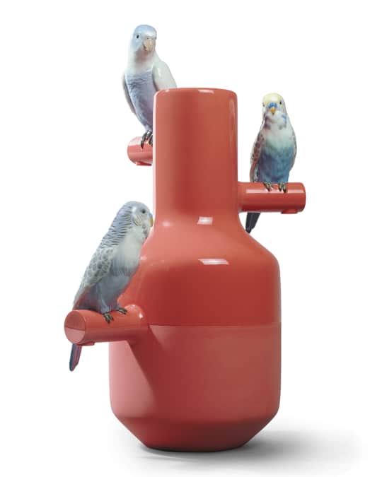 Parrot Parade Vase