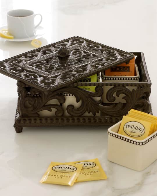 Five-Section Divided Tea Box