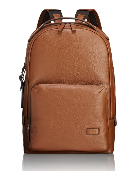 Tumi Webster Leather Backpack with Laptop Compartment Neiman Marcus