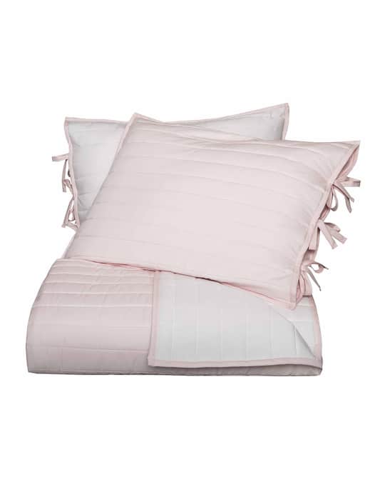 Bovi Fine Linens Reversible Quilted Coverlet Neiman Marcus