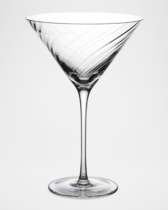 Twist Diamond Martini Glass