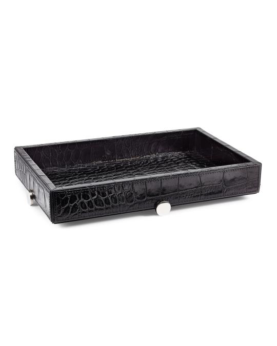 Labrazel Discus Black Tray | Neiman Marcus