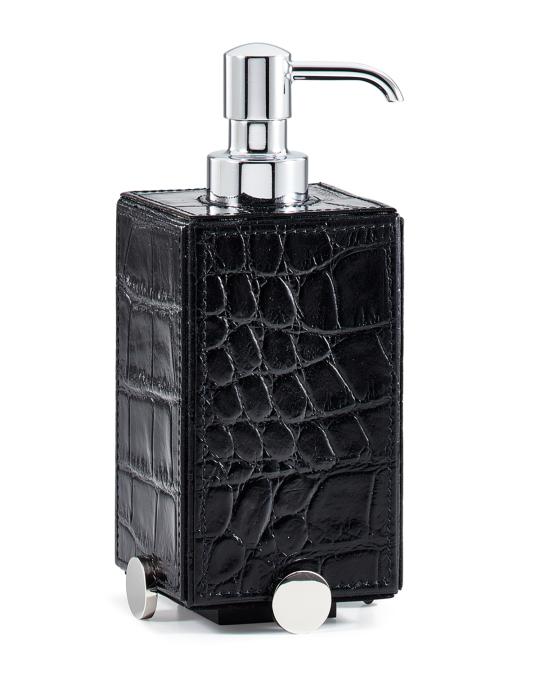 Labrazel Discus Black Pump Dispenser | Neiman Marcus
