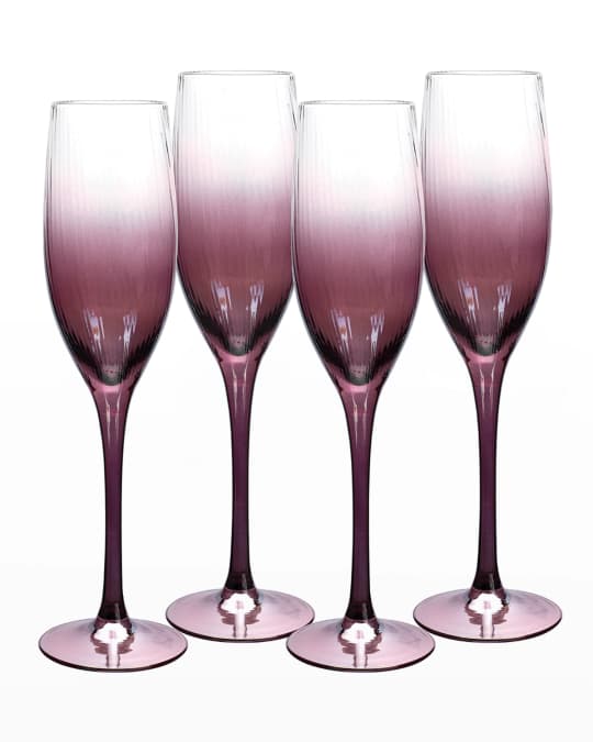 Spode Kingsley Champagne Flutes, Set of Neiman Marcus