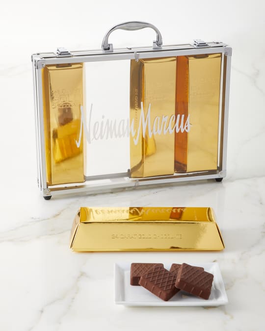 Exclusive Gold Chocolate Bar Briefcase Neiman Marcus