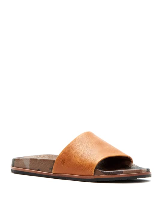 Men s Evan Leather Slide Sandals