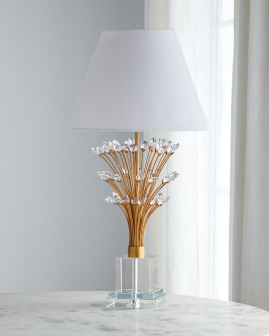 Crystal Spray Table Lamp