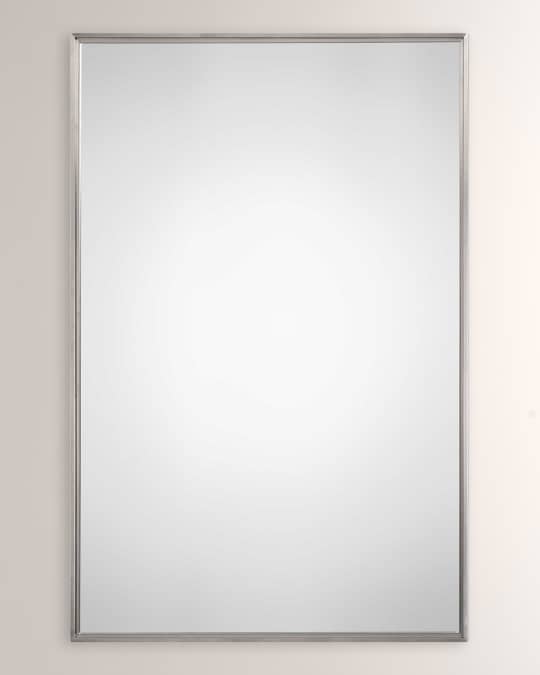 Brushed Stainless Steel Mirror | Neiman Marcus