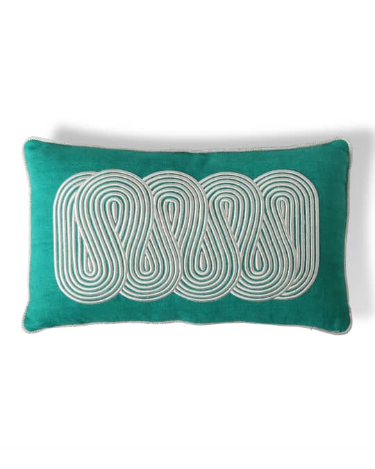 Jonathan Adler US Pompidou Path Pillow 12x20 Neiman Marcus