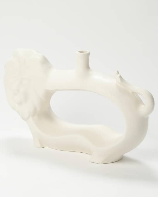 Lion Vase