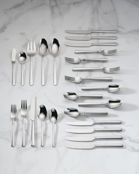 carlton street 45-piece flatware service