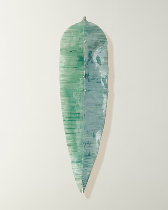 Glass Wall Leaf Decor