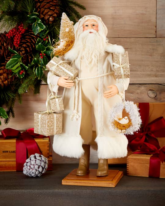 LYNN HANEY COLLECTION 海外　アーティスト　サンタ　ドール Lynn Haney Winter White Santa | Neiman Marcus