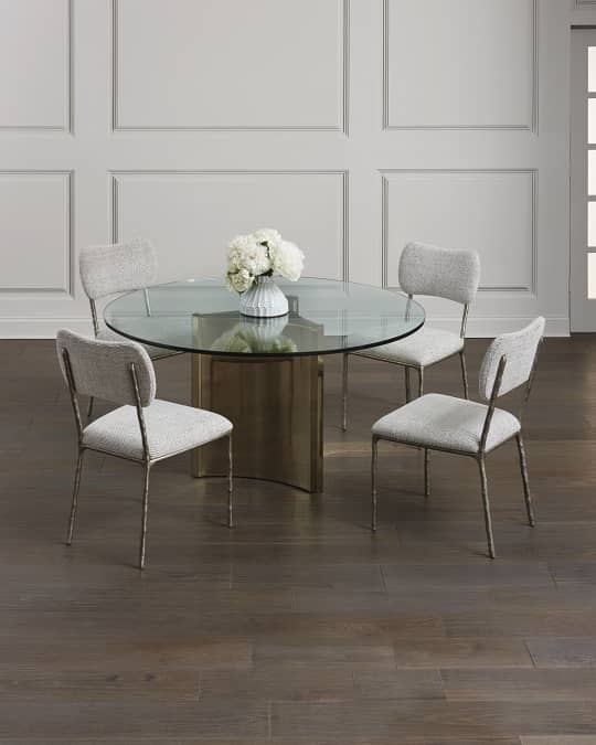 Abbott round cheap dining table