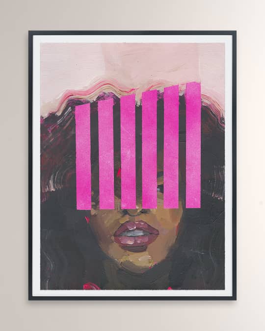 "Masked 8" Digital Art Print by PC Ngo