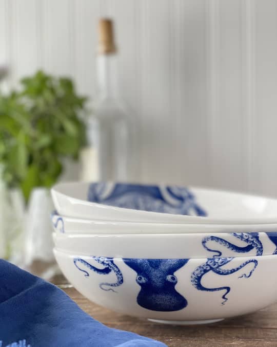 Caskata Blue Lucy Coupe Soup Bowl, Set of 4 Neiman Marcus