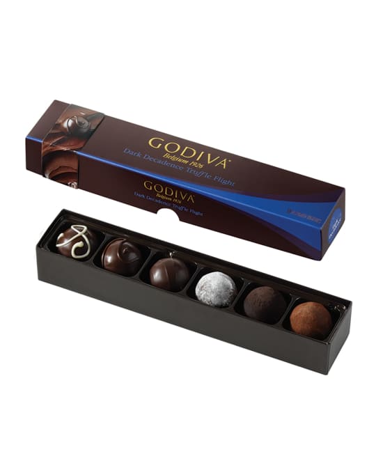 Godiva Chocolatier Dark Decadence Truffle Flight, 6 pc. Neiman Marcus