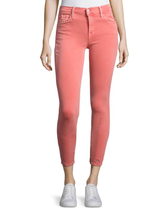 J brand capri mid rise jeans top