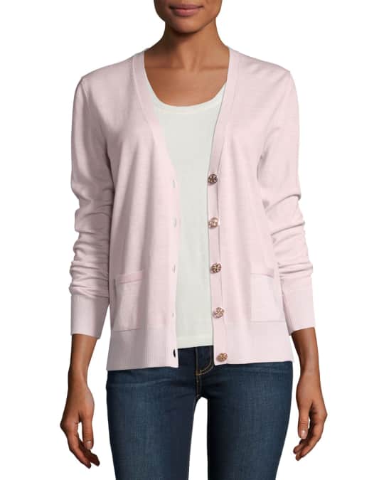 Madeline Relaxed V Neck Merino Cardigan