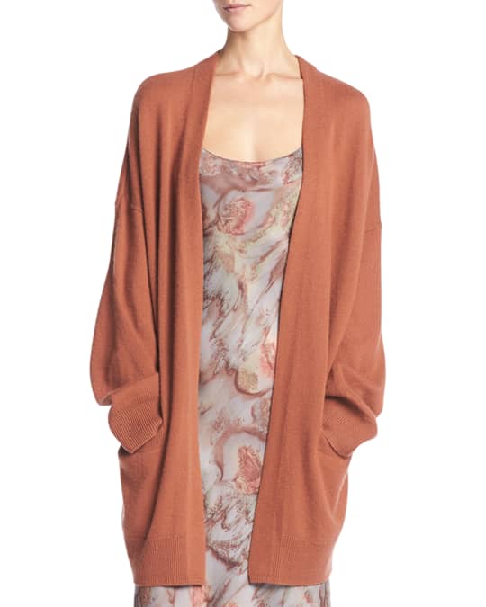Vince cashmere discount open front cardigan
