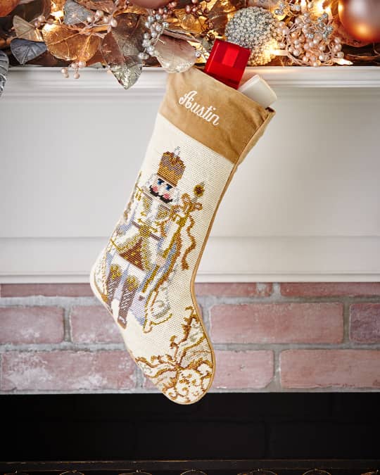 Nutcracker Needlepoint Stocking Neiman Marcus