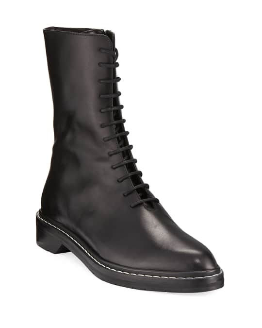 The row fara leather combat new arrivals