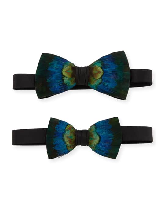 Father %26 Son Cali Feather Bow Tie
