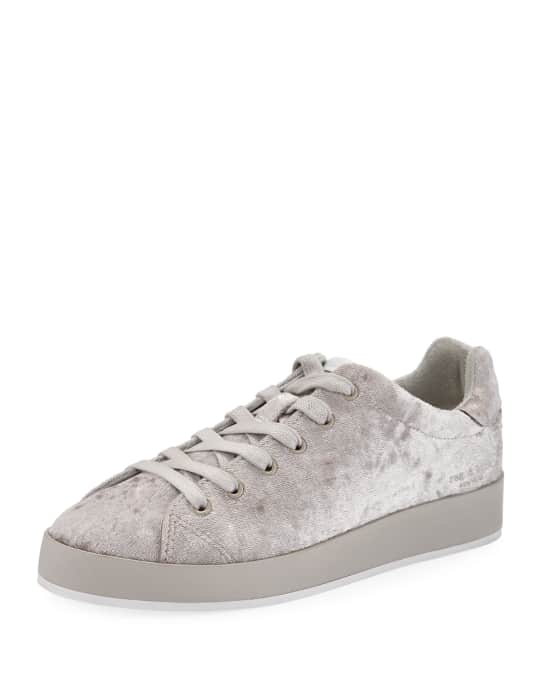 Rag Bone RB1 Low Top Velvet Low Top Sneakers Neiman Marcus