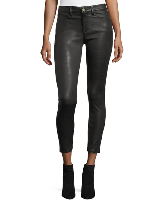 FRAME Le Skinny Leather Pants Neiman Marcus