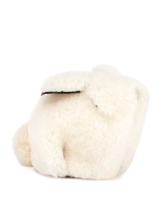 Loewe Shearling Fur Bunny Coin Purse | Neiman Marcus