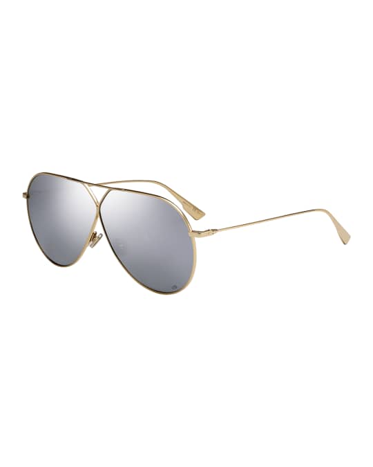 Stell3 Mirrored Aviator Sunglasses 