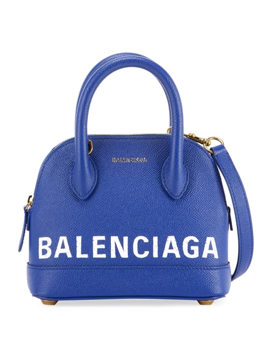 Balenciaga Ville XXS Pebbled Leather Top-Handle Tote Bag | Neiman Marcus