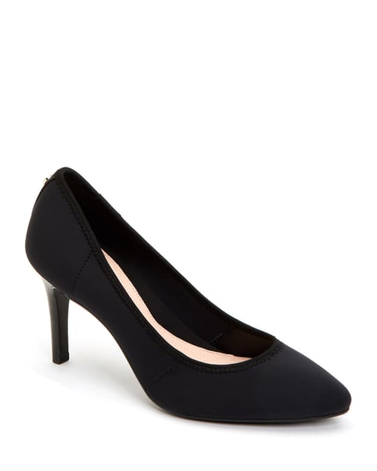 Taryn Rose Tess Neoprene Point Toe Pumps Neiman Marcus