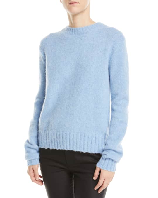Helmut lang best sale brushed wool crewneck
