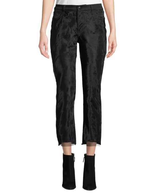 Ruby High-Rise Cropped Cigarette Jeans