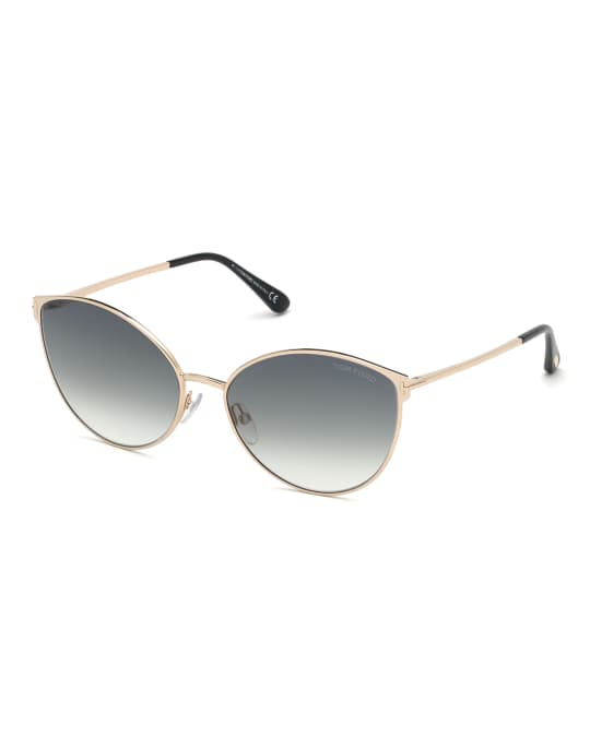 TOM FORD Zeila Round Gradient Sunglasses Neiman Marcus