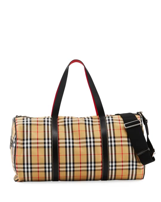 Burberry medium vintage check duffle new arrivals