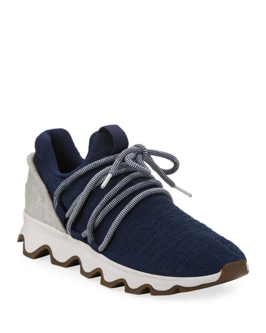 Sorel LaceUp Knit Sneakers Neiman Marcus