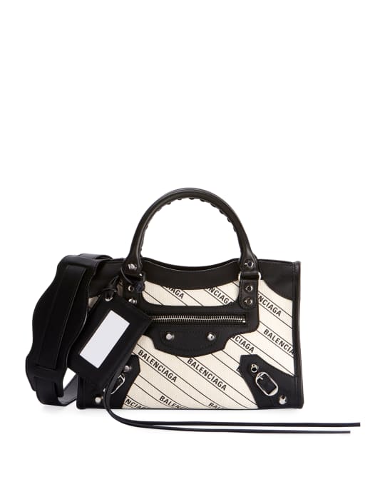 Balenciaga Classic Mini City AJ Logo Shoulder Bag | Neiman Marcus