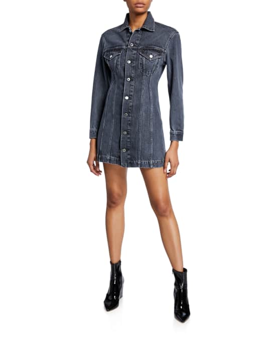 Helmut lang shop denim dress