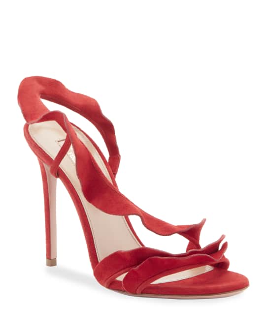 Aquazzura new arrivals ruffle sandal