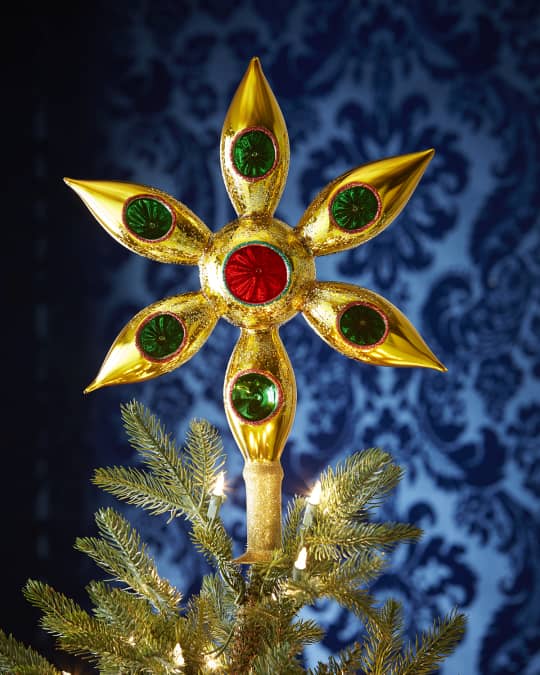 Large Gold Christmas Tree Topper Neiman Marcus