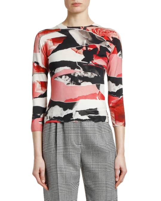 Alexander mcqueen rose paillette shop