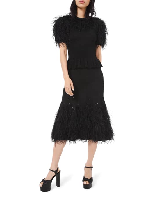 Michael kors top feather dress