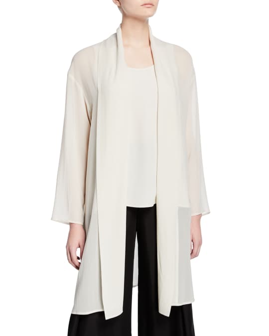 Eileen fisher on sale silk kimono jacket