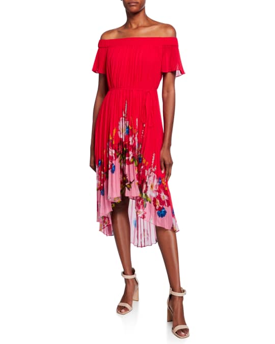 Berry sundae bardot dress hotsell