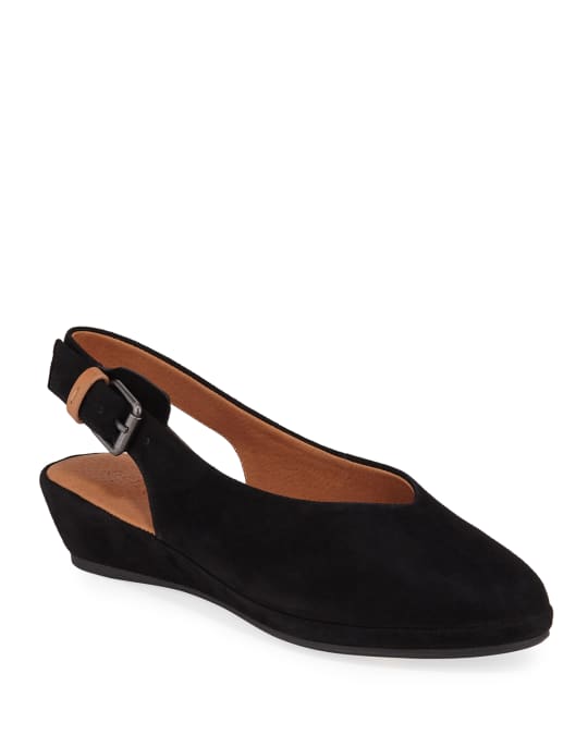 Gentle souls noemi suede slingback flats store