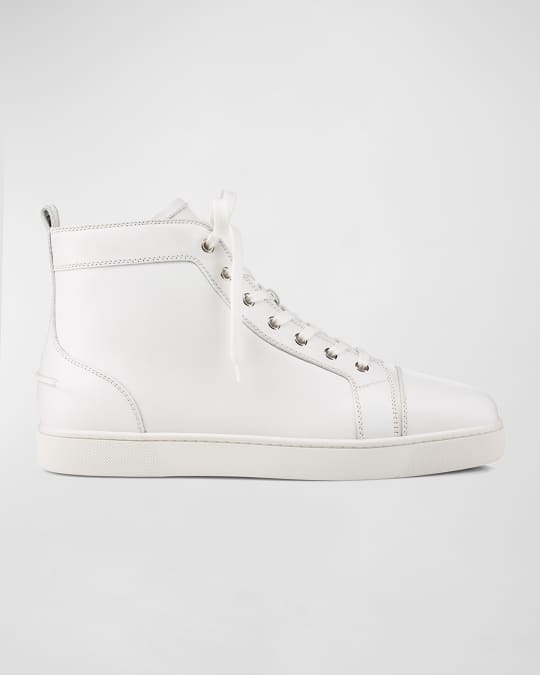 Christian Louboutin Men's Louis Orlato Monogram High-Top Sneakers