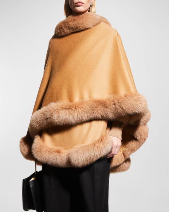 Louis Vuitton The Ultimate Fur Scarf Brown Cashmere