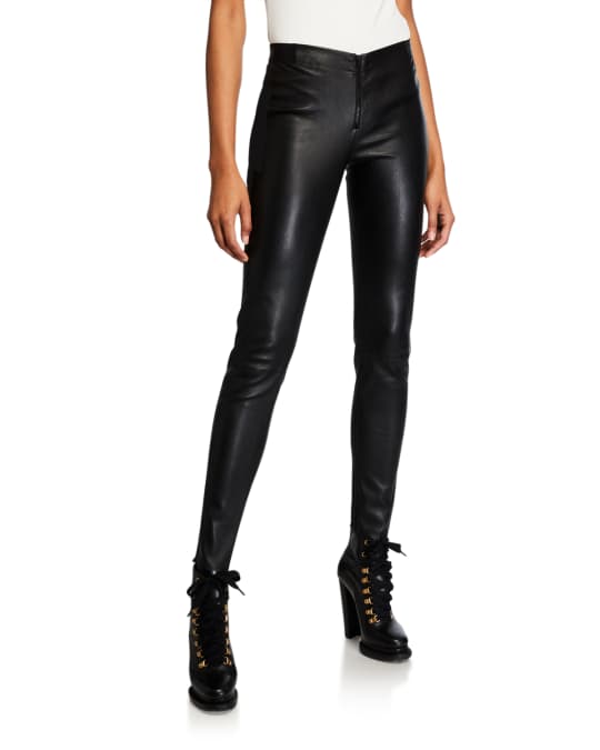 Alice and olivia leather leggings discount